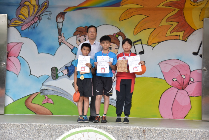 [校外體育]恭喜扯鈴隊參加「新竹縣107學年度中小學扯鈴校際聯賽」，榮獲1金1銅。圖片